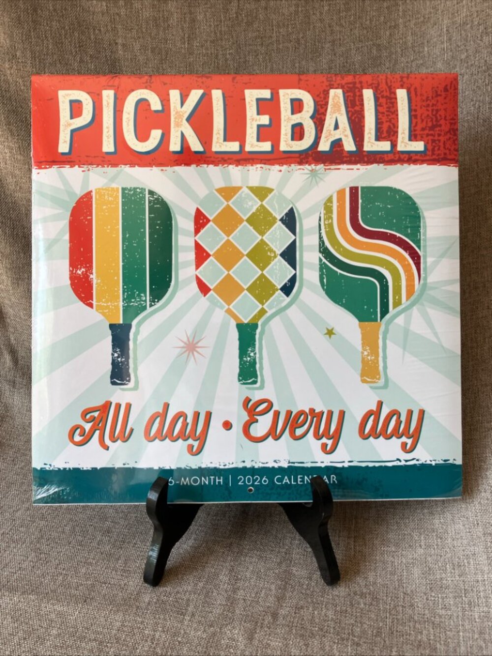 Pickleball 2026 Wall Calendar, 16-Month Sports Calendar for Pickleball Fans